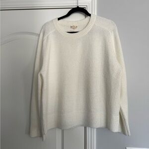 White Hem & Thread Sweater